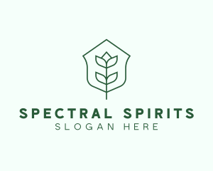 Floral Minimalist Plant Sustainability logo design