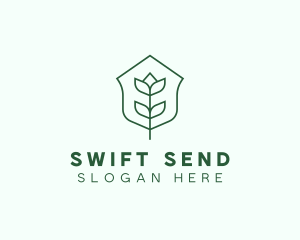 Floral Minimalist Plant Sustainability logo design