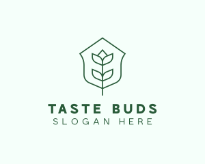 Floral Minimalist Plant Sustainability logo design