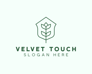 Floral Minimalist Plant Sustainability logo design