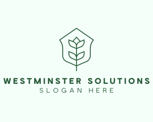 Floral Minimalist Plant Sustainability logo design