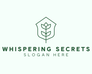 Floral Minimalist Plant Sustainability logo design