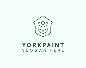 Floral Minimalist Plant Sustainability logo design