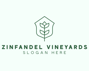 Floral Minimalist Plant Sustainability logo design