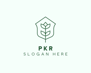 Floral Minimalist Plant Sustainability logo design