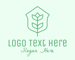Sustainable - Floral Minimalist Plant Sustainability logo design
