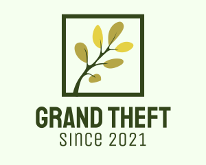 Nature Conservation - Tree Branch Frame logo design