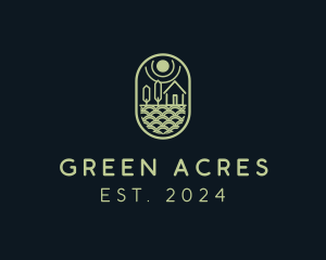 Green Farm House  logo design