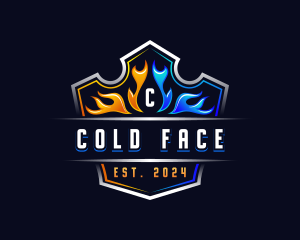 Hot Cold Flame logo design