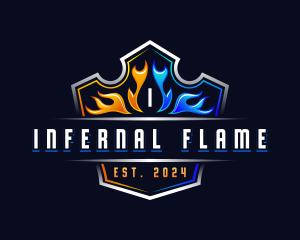 Hot Cold Flame logo design