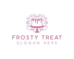 Cake Sweets Dessert logo design