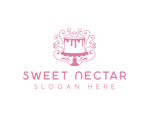 Cake Sweets Dessert logo design