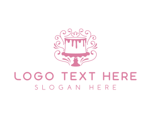 Meringue - Cake Sweets Dessert logo design