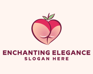 Alluring - Erotic Peach Lingerie logo design