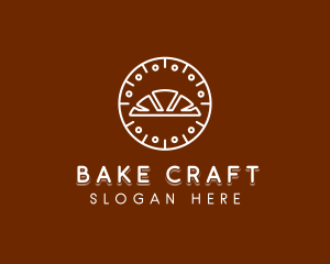 Croissant Bakery Patisserie  logo design