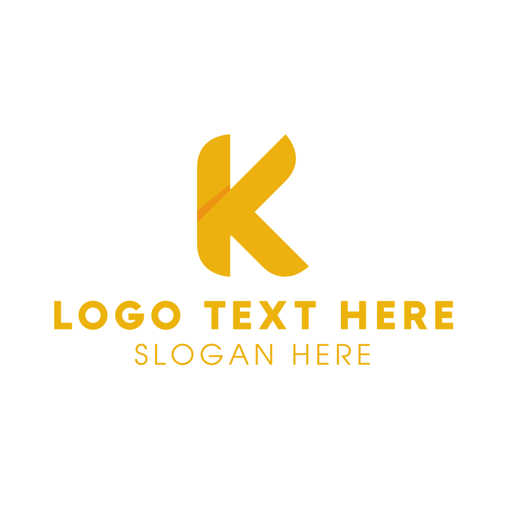 Golden Letter K Logo | BrandCrowd Logo Maker