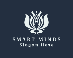 Human Zen Lotus  Logo