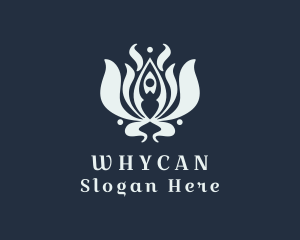 Human Zen Lotus  Logo