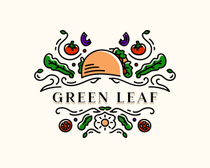 Vegan - Organic Vegan Restaurant logo design