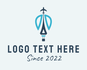 Airplane - Plane Aviation Transport logo design