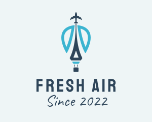 Plane Aviation Transport  logo design