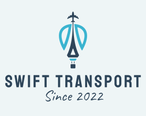 Plane Aviation Transport  logo design