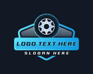 Rim - Tire Automotive Garage logo design