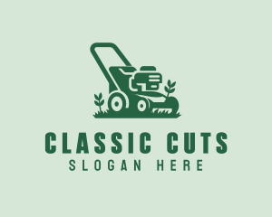 Garden Lawn Mower logo design