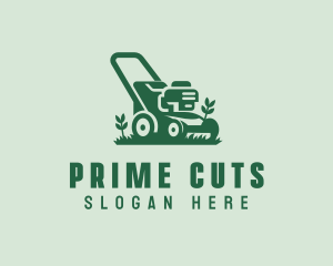 Garden Lawn Mower logo design