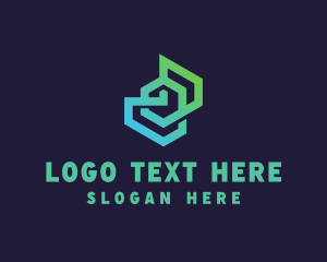 Geometrical - Abstract Geometric Tech logo design