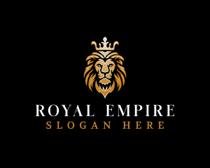 Royal Crown Lion logo design