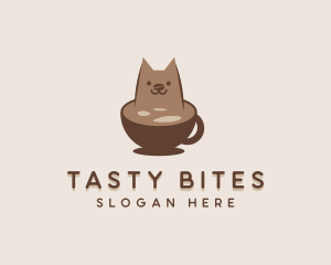 Mug - Cat Coffee Cafe logo design