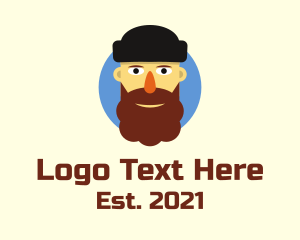 Man Beard Cartoon Logo | BrandCrowd Logo Maker