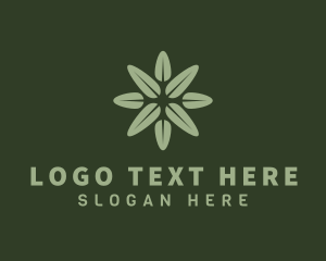 Hydroponics - Green Leaf Botanical logo design