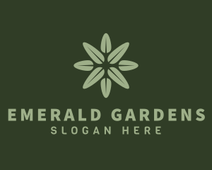 Green Leaf Botanical logo design