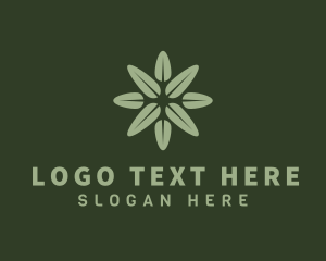 Sustainability - Green Leaf Botanical logo design