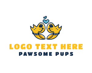 Dog Heart Vet logo design