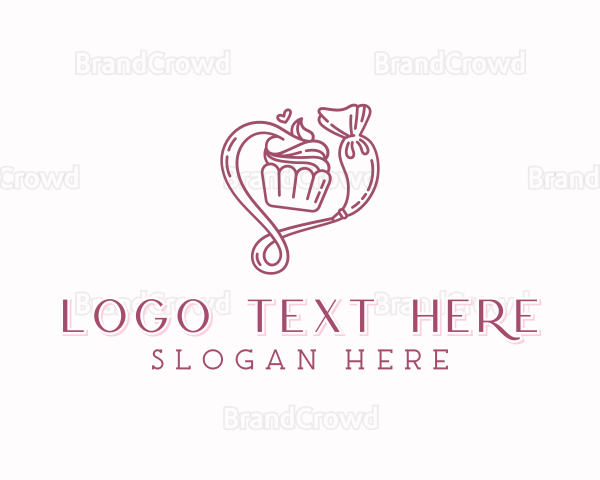 Confectionery Cupcake Bakery Logo