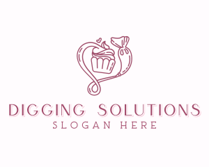 Confectionery Cupcake Bakery Logo