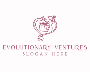 Confectionery Cupcake Bakery Logo