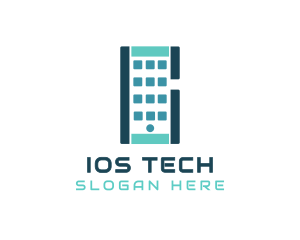 Ios - Smartphone Mobile Device logo design