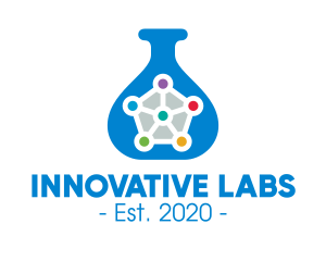 Blue Research Laboratory logo design