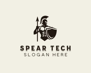 Spear - Spear Barbarian Warrior logo design