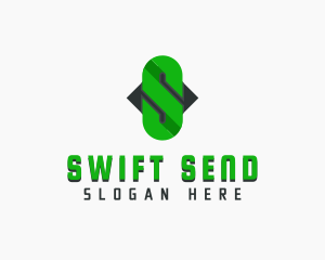 Chain Link Letter S logo design