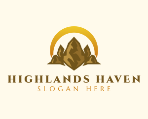 Highlands - Sun Mountain Travel logo design