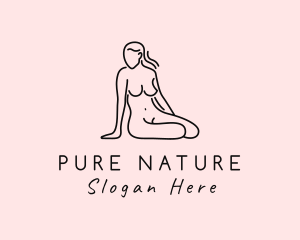 Nude Lady Model Logo