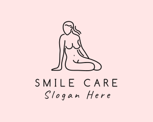 Nude Lady Model Logo