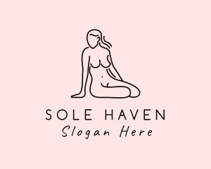 Nude Lady Model Logo