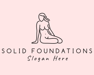 Nude Lady Model Logo