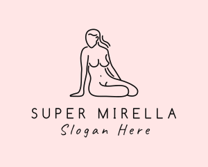 Nude Lady Model Logo